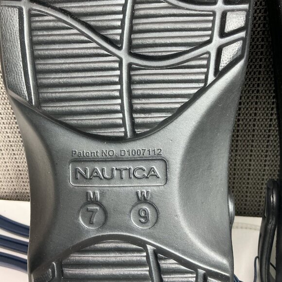 Nautica Mens River Edge Black Slide Sandals Size 7 Comfortable Slip-On - Picture 6 of 7